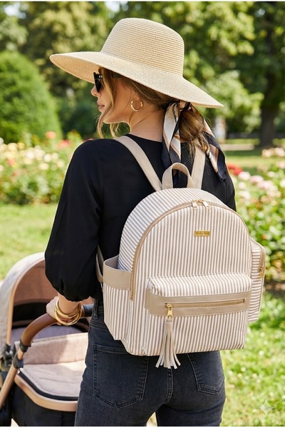 Kinder Baby حقيبة زيبرا الحرارية للعناية بالطفل