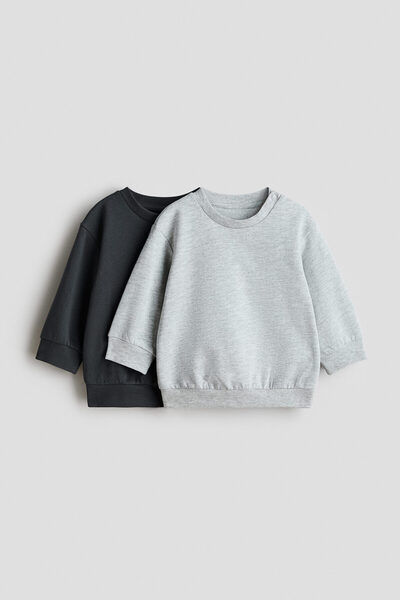 H&M 2’li Pamuklu Sweatshirt