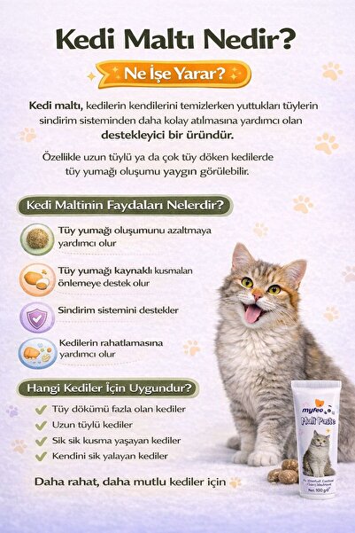 MYFEO Kedi Malt Paste B Plus Damla