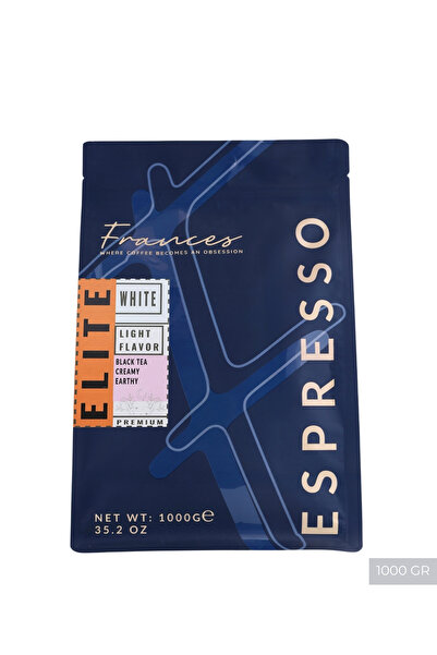 FRANCES %100 Arabica Elite White Espresso | 1000 GR | Yüksek Gövde-Düşük Asidite