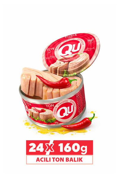QU Acılı Ton Balığı 24X160 gr