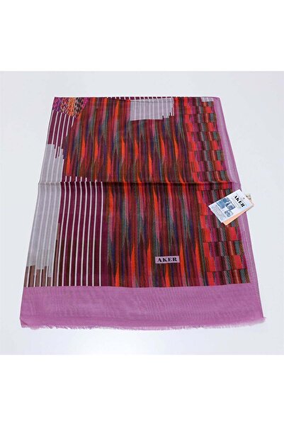 Aker شال صيفي رائع من القطن - منقوش -7811777-491