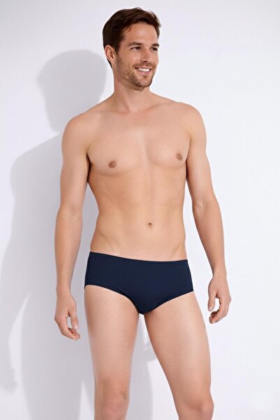 AYYILDIZ Men's Navy Blue Sea Shorts 208