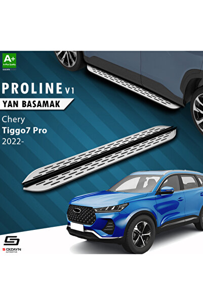 S Dizayn S-Dizayn Chery Tiggo7 Pro OEM Still Pro V1 Aluminyum Yan Basamak 183...