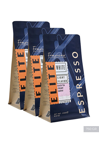 FRANCES %100 Arabica Elite White Espresso | 3X250g | Dengeli Asidite