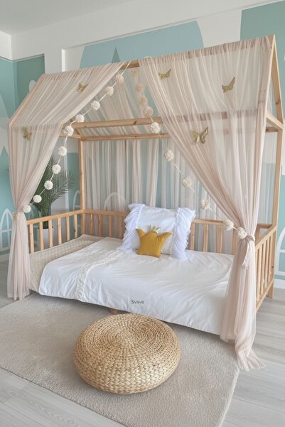 Svava Montessori Yatak Gölgeliği, Gölgelik Çadırı, Gölgelik Yatak,Çocuk Yatak...