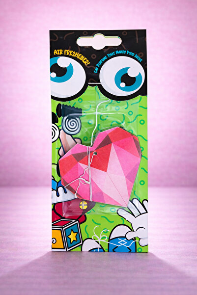 PABALAS Pembe Kalp Tasarımlı Premium Dekoratif Oto Kokusu