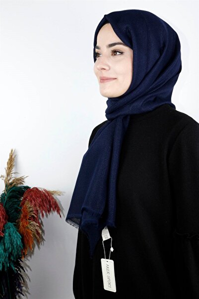 Aker Sport Simli Şal - 1041BRL-921 - Lacivert