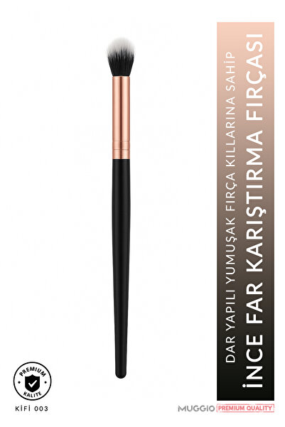 Muggio Kifi 003 Premium Perie de machiaj pentru amestecarea umbrelor subțiri