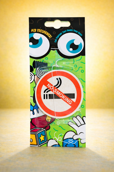 odaburada No Smoking Tasarımlı Dekoratif Oto Araç Kokusu