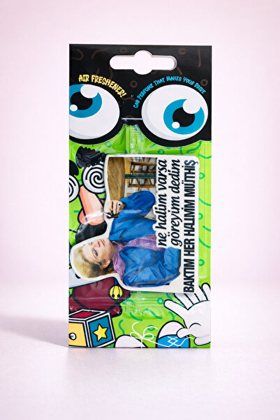 odaburada Zeki Müren Her Halim Müthiş Komik Tasarımlı Dekoratif Oto Araç Koku...