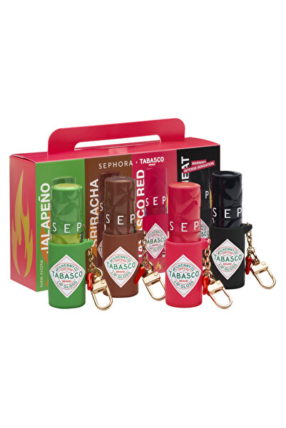 SEPHORA OUTRAGEOUS PLUMP VOLUME x TABASCO® - 4 farklı ton, 4 farklı