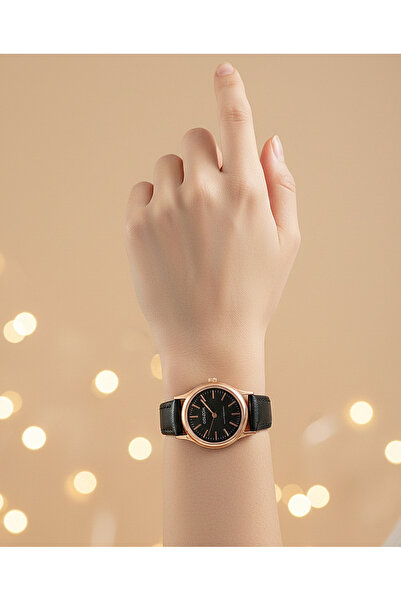 GOLDON Vintage Style Leather Strap Wrist watch