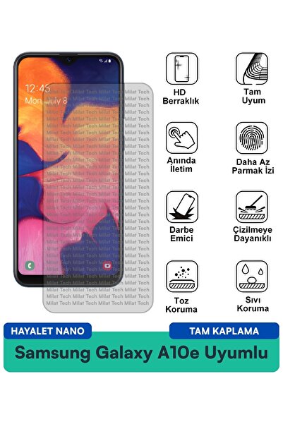Milat Tech فيلم حماية شاشة سامسونج جالاكسي A10e هايلايت نانو مقاوم للخدوش وال...