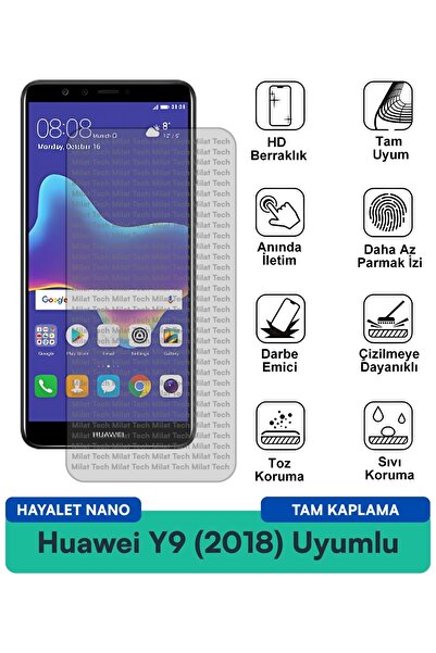 Milat Tech فيلم حماية الشاشة هواوي Y9 (2018) هايلايت نانو مقاوم للخدوش والصدمات