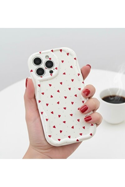 FİŞNEİLETİŞİM حافظة آيفون 14 بروماكس على شكل قلب