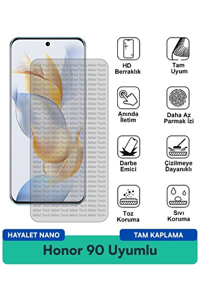 Milat Tech واقي شاشة هونر 90 جوست نانو مقاوم للخدوش والصدمات