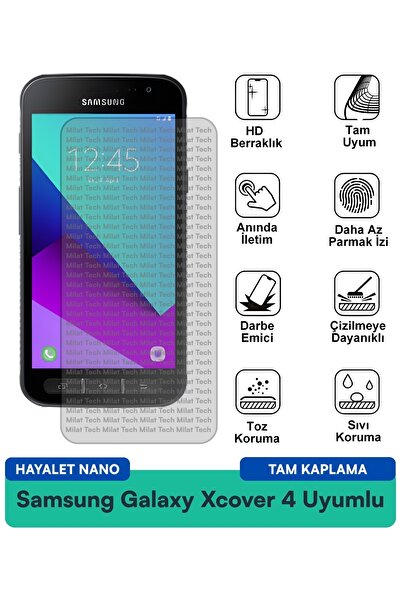 Milat Tech فيلم حماية الشاشة سامسونج جالاكسي إكس كوفر 4 هايلايت نانو للحماية ...