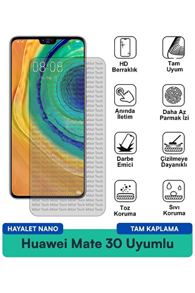 Milat Tech واقي شاشة هواوي ميت 30 جوست نانو مقاوم للخدوش والصدمات