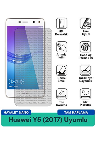 Milat Tech فيلم حماية الشاشة هواوي Y5 (2017) هايلايت نانو يمنع بصمات الأصابع ...