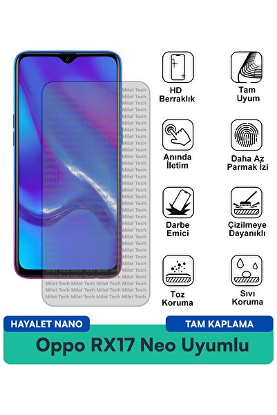 Milat Tech طبقة حماية للشاشة من أوبو RX17 نيو هايلايت نانو مقاومة للخدوش والص...