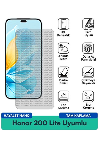 Milat Tech واقي شاشة هونر 200 لايت جوست نانو مقاوم للخدوش والصدمات