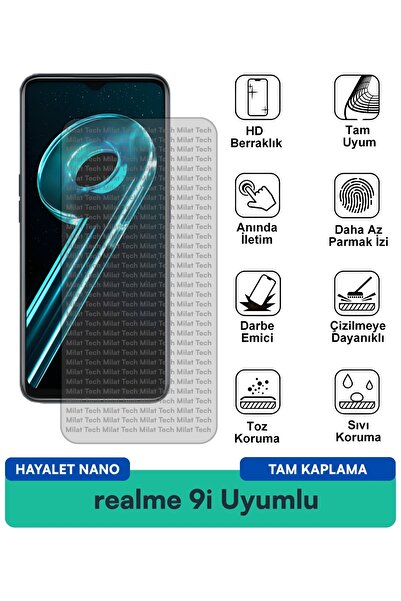 Milat Tech فيلم حماية الشاشة من ريلمي 9i هايلايت نانو مضاد لبصمات الأصابع