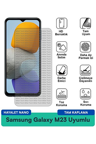 Milat Tech طبقة حماية للشاشة من سامسونج جالاكسي M23 هايلايت نانو مقاومة للخدو...
