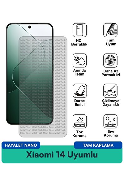 Milat Tech طبقة حماية شاشة Xiaomi 14 Ghost Nano مقاومة للخدوش والصدمات