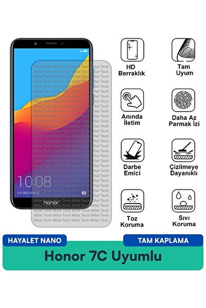 Milat Tech واقي شاشة هونر 7C جوست نانو مقاوم للخدوش والصدمات