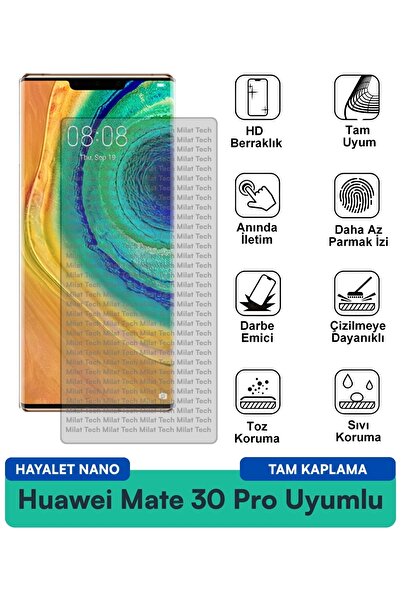 Milat Tech واقي شاشة هواوي ميت 30 برو هايت نانو مقاوم للخدوش والصدمات