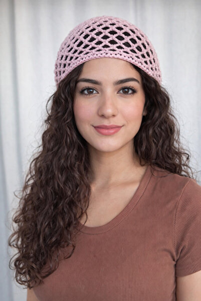 A&D HANDMADE قبعة محبوكة يدويًا>قبعة شبكية فضية>إكسسوارات للشعر