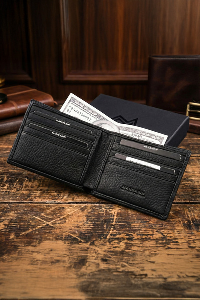 TESBİHCİBABA Mandarin Arsel Berlin Чоловічий шкіряний гаманець