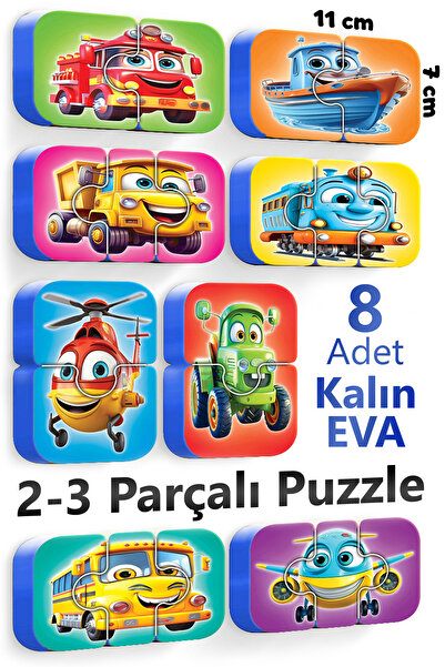 EVAKANCA Magnetsiz Bebek Yapbozu Araçlar