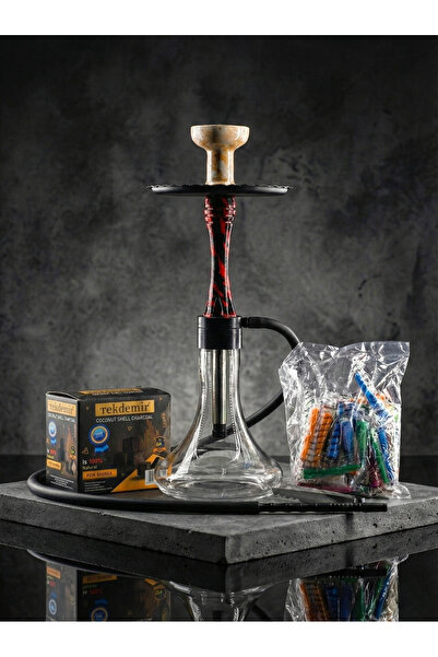 GökkuşağıTicaret Epoksi Kaplama Tasarım Nargile Takımı (1 Kg Teldemir Kömür /...