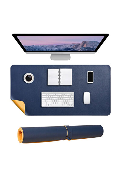 Mcstorey Mouse Pad Leather Double Sided 60X30Cm Non-Slip and Waterproof Deskt...