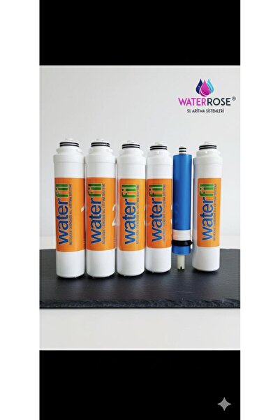 water rose su arıtma Water Life Cihazına Uyumlu Su Arıtma Filitresi 5li Set