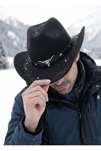 LAGRANZE Pălărie de cowboy Western Western Legend pentru bărbați