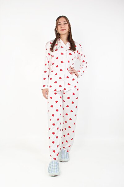 Mckanzie 3301-3053 Σετ πιτζάμες με μακρυμάνικο γιακά πουκάμισο Milan με μακρύ...