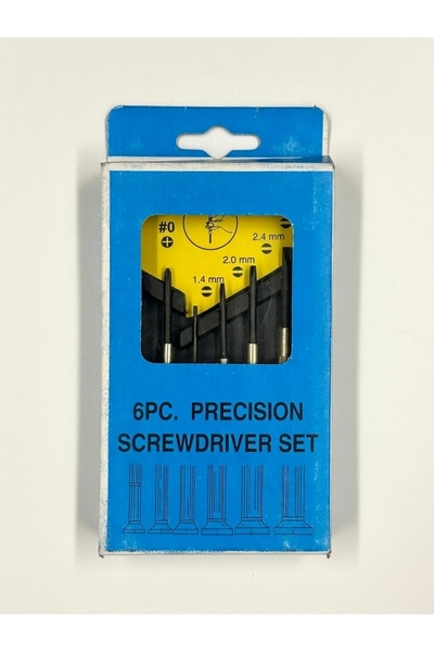 Markasız ucuz Saatçi Telefoncu Tornavida Seti Takımı 6 Parça Mini Ekonomik