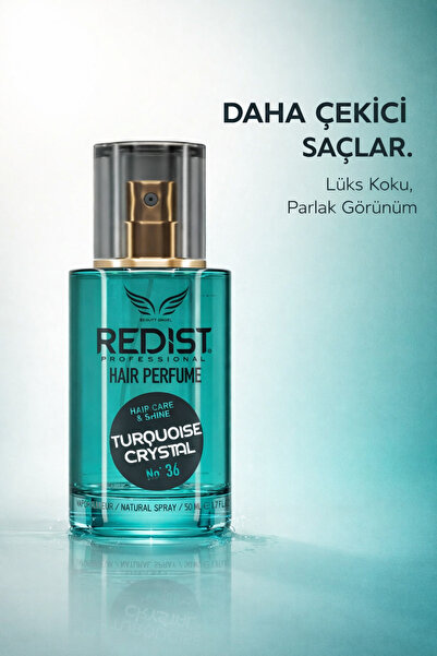 Redist Vegan Miracle Saç Bakım Parfümü 50ml Turkuaz Kristal - Çiçekli Ve Meyv...