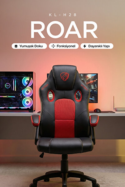 Hytech KL-H28 Roar Kırmızı/Siyah Oyuncu Koltuğu