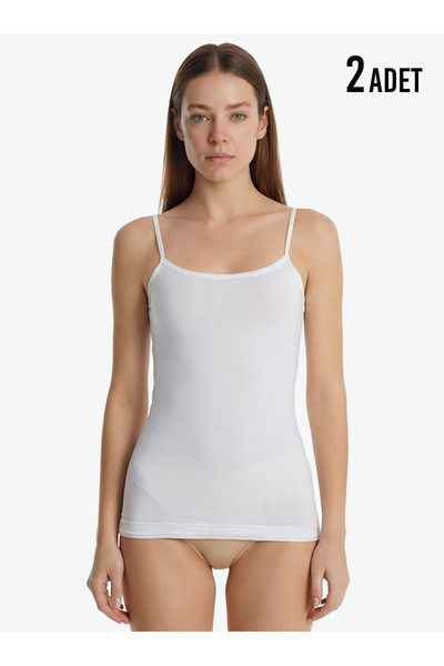 Blackspade Atletă cu bretele subțiri pentru femei, pachet de 2 Essential 1592...