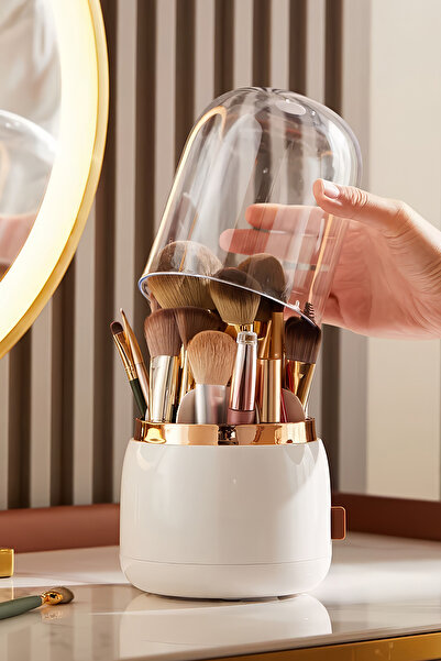 Arfseb Ev ve Profesyonel Kullanım İçin Suya Dayanıklı Makyaj Fırçası Organizeri