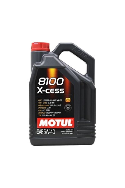 Motul 5w40 8100 X-cess Tam Sentetik 4lt - Temmuz 2024 Üretimi
