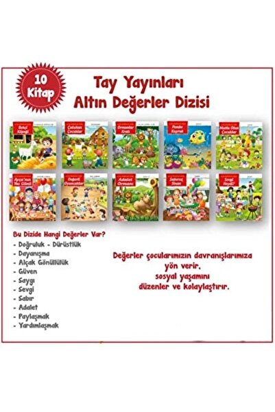 Tay Yayınları مجموعة كتب القيم الذهبية 10 / جماعية / منشورات تايلاندية / 9786...
