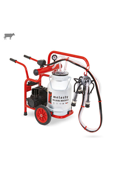 Melasty Junior Tekli İnek Süt Sağma Makinesi (Alüminyum Güğüm-Kauçuk) (Kuru)