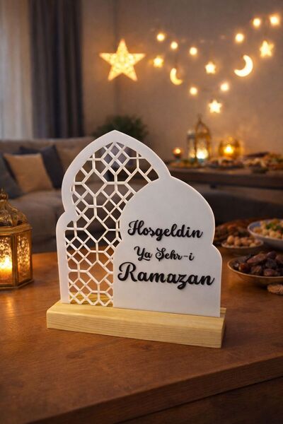 Lazerstüdyo Ramazan dekoraston tablosu