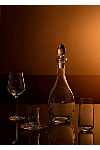 DECOSTYLE Elegance 31 Piece Paşabahçe Glass Cup Set for 6 People