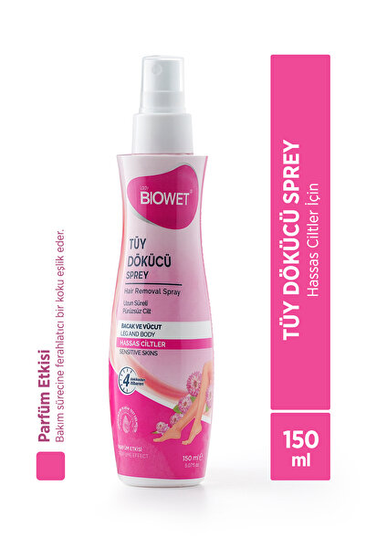 biowet Hassas Ciltler İçin Tüy Dökücü Sprey 150ml